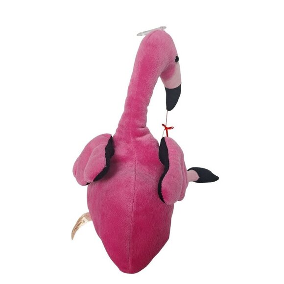 Dan Dee Pink Flamingo Valentine Heart Plush 19 Inch - Picture 4 of 8